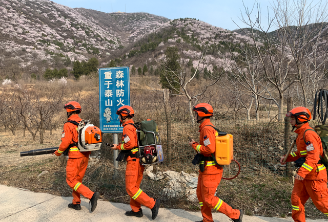 较美林业故事春季森林防火期记者走进森林消防员的一天